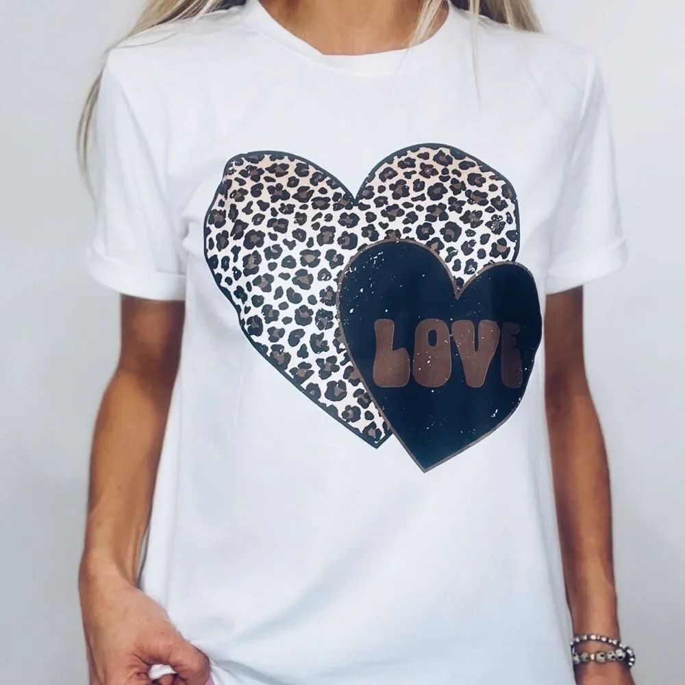 White Love Heart T-Shirt